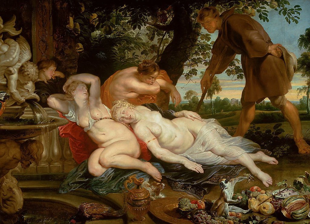 Cimone e Efigenia - figure di Rubens, Kunsthistorisches Museum